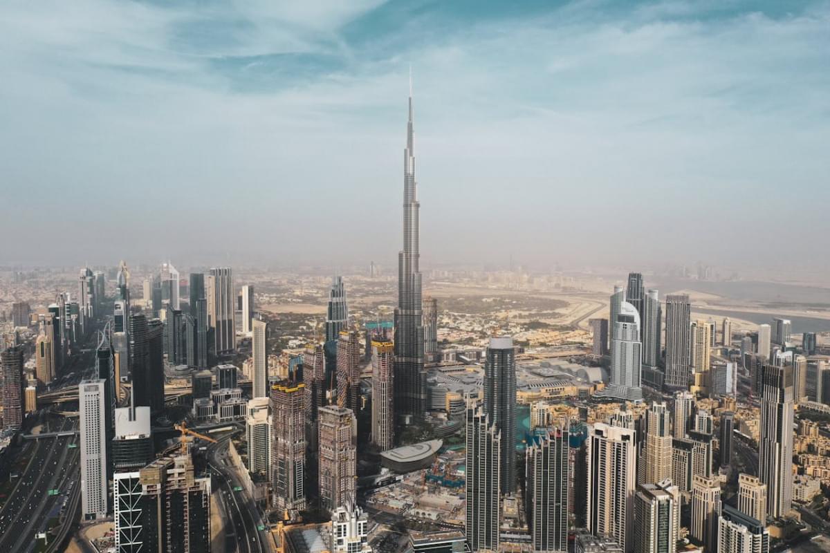 aerial photo of city under the blue sky 4