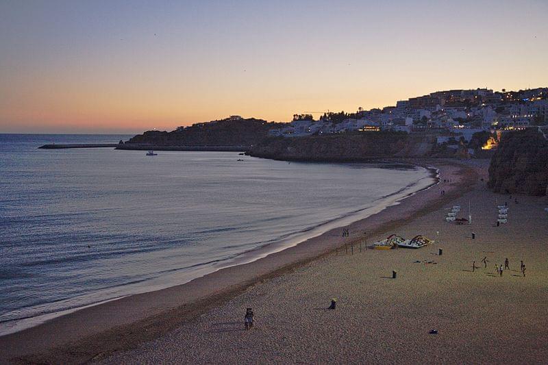 albufeira twilight panorama