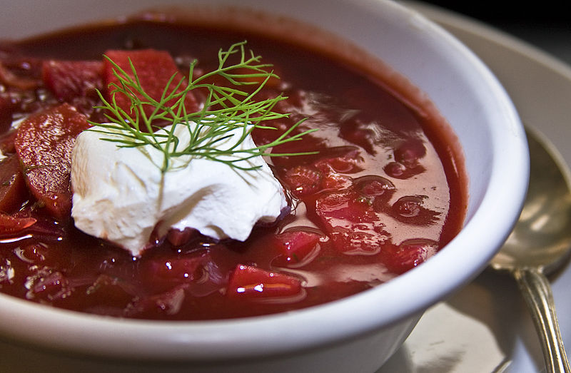 borscht served 1