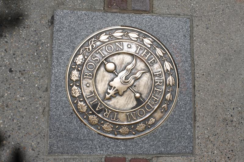 boston freedom trail marker