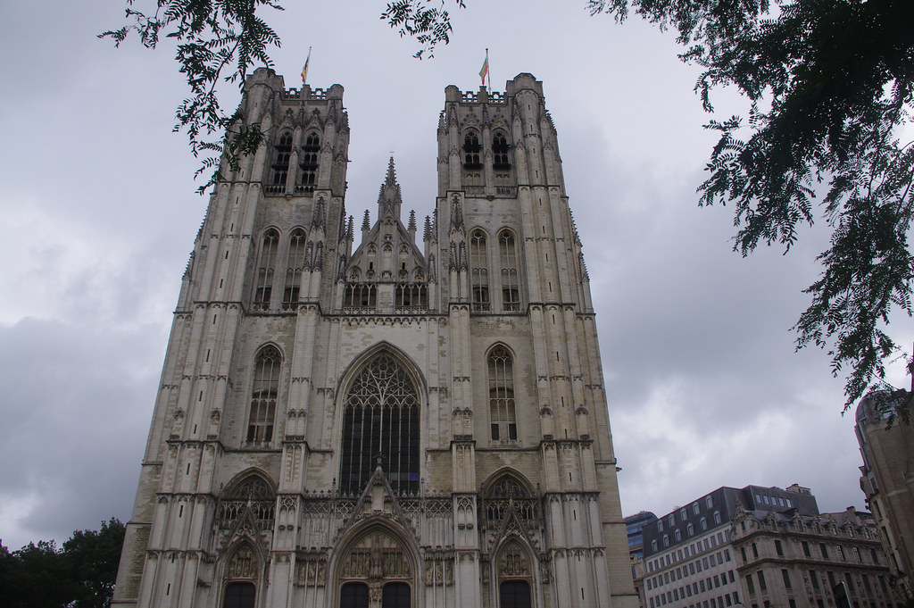 bruxelles cathedrale des sts michel et gudule st michiels en st goedelekathedraal