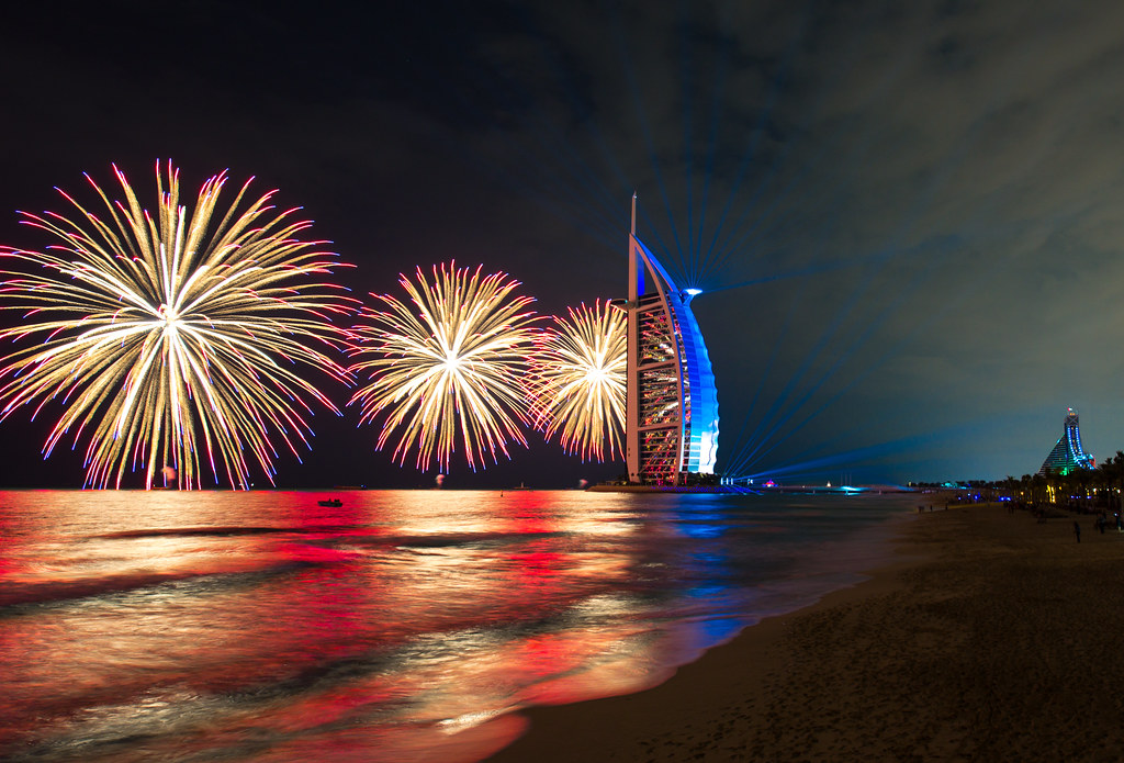 burj al arab fireworks