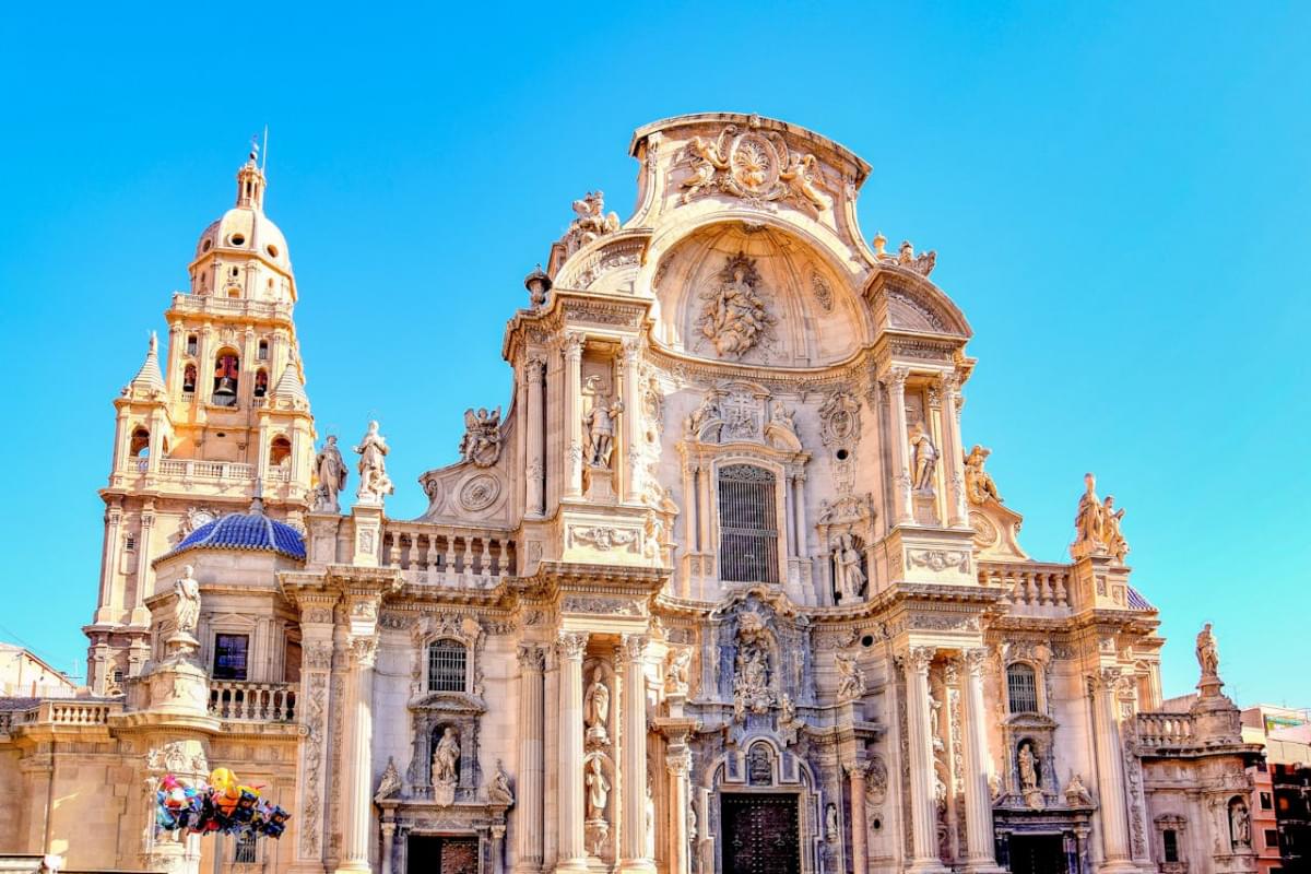 cathedral of murcia under a clear blue sky 1