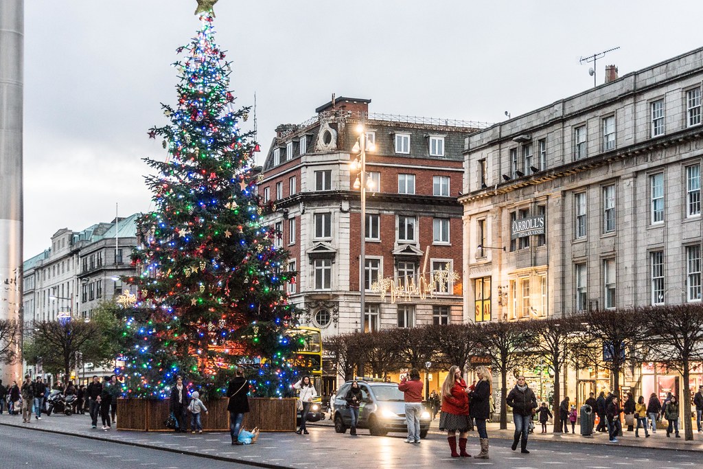 christmas in dublin o connell street 1