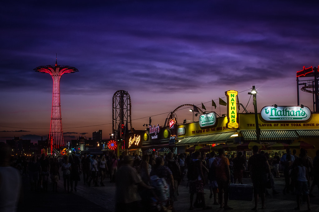 coney island by night