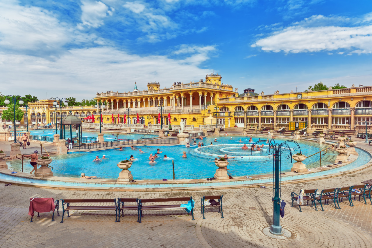 courtyard szechenyi baths hungarian thermal bath complex spa treatments