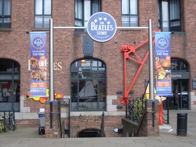 entrance to the beatles story liverpool