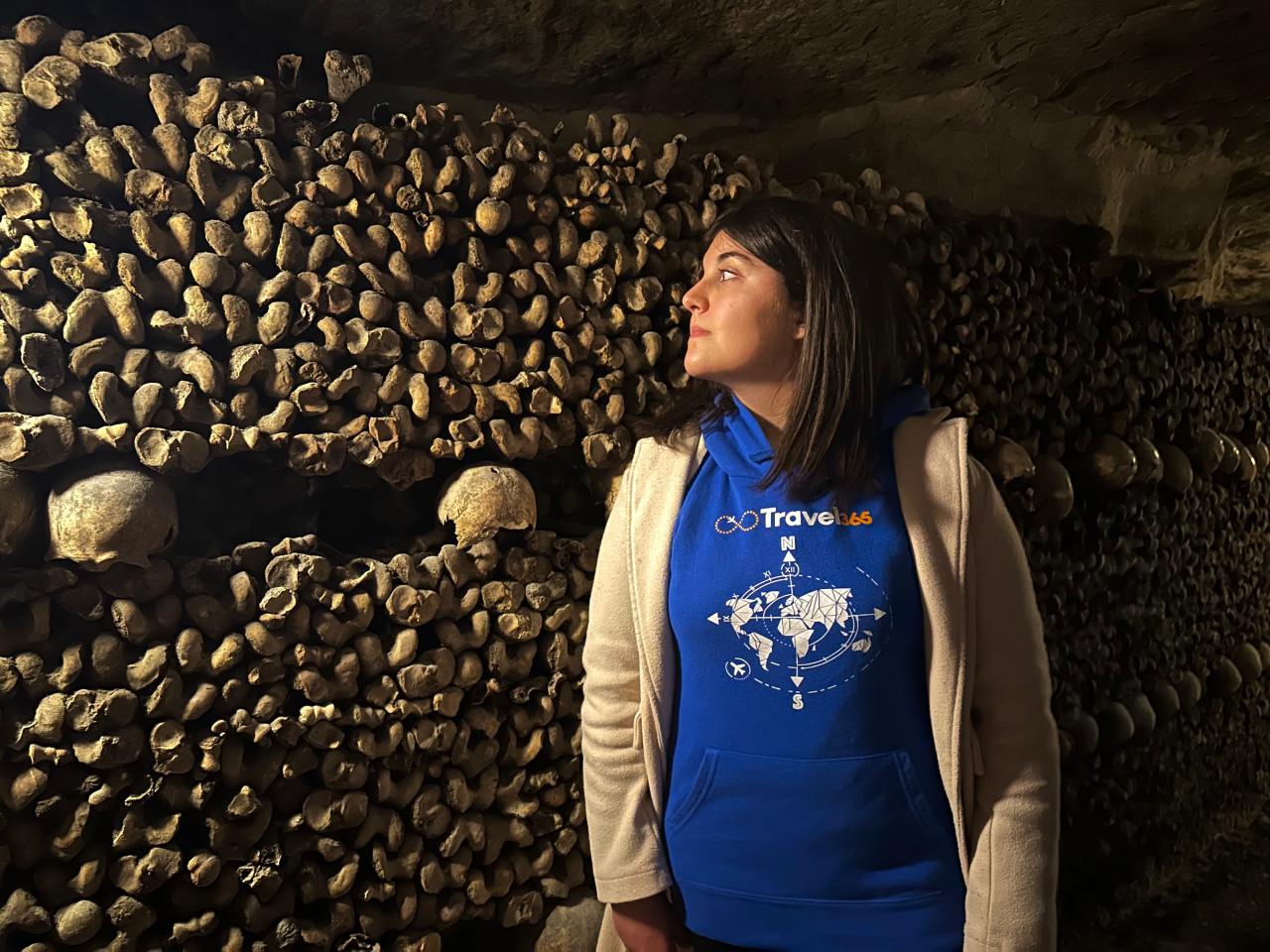 foto orizzontale all interno delle catacombe