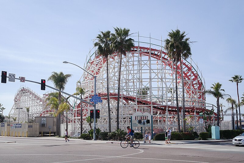 giant dipper roller coaster 10