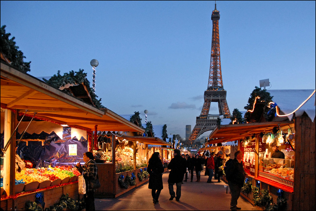 le marche de noel europeen au trocadero paris