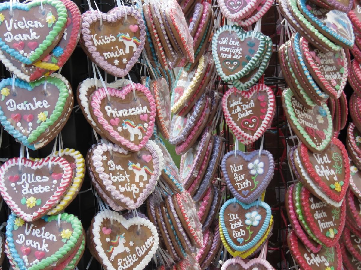 lebkuchen cuori oktoberfest