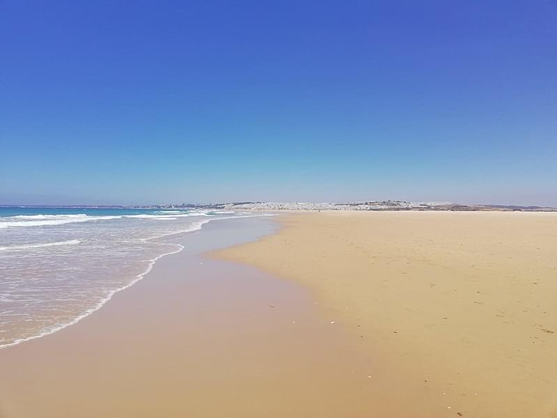 los bateles beach in conil de la frontera spain