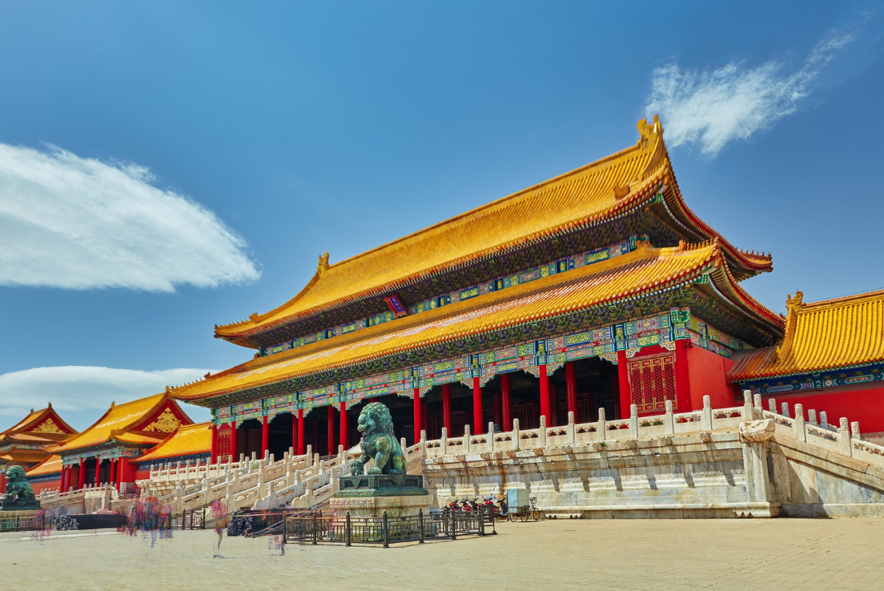 main imperial palace inside territory forbidden city museum beijing heart city china