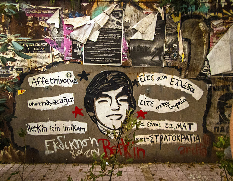 memorial in exarchia district