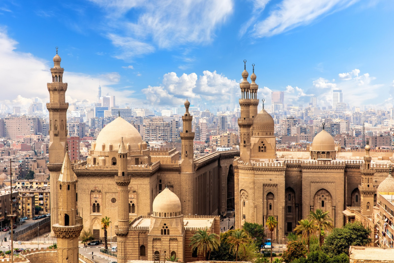 mosque and madrasa of sultan hasan in cairo
