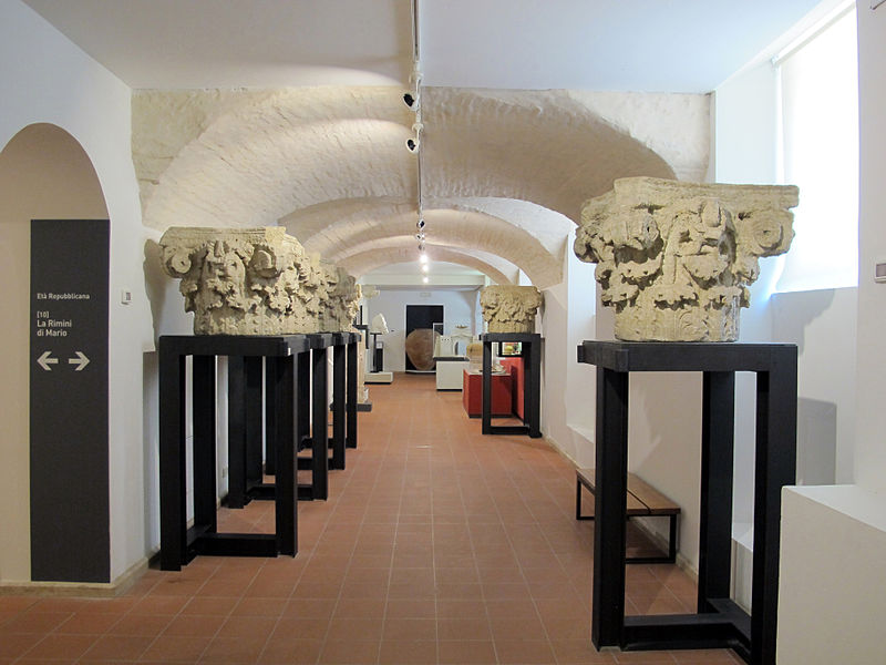 museo di rimini sezione archeologica piano interrato 1