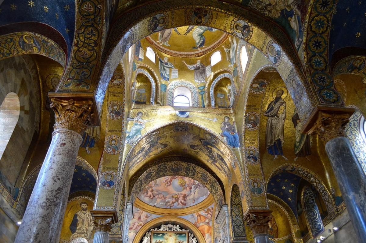 palermo chiesa martorana mosaici 2
