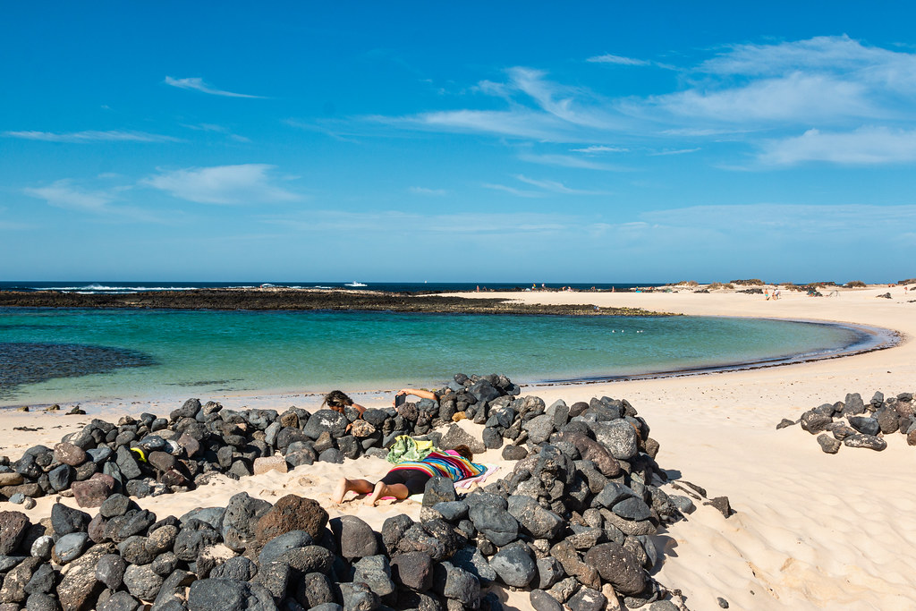 playa de la concha isla de lobos