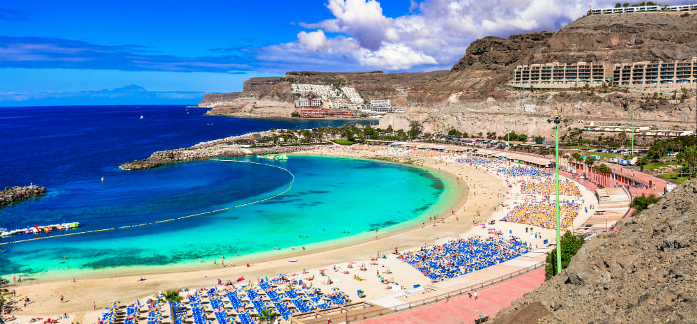 le migliori spiagge di gran canaria playa de los amadores isole canarie