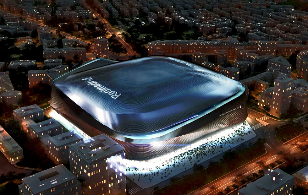 remodelacion del estadio del real madrid santiago bernabeu madrid 2