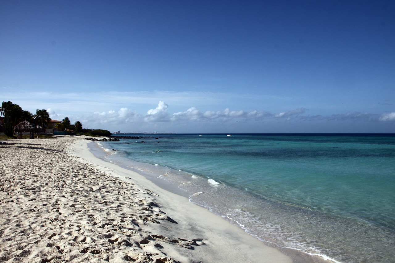 spiaggia aruba spiaggia sabbiosa