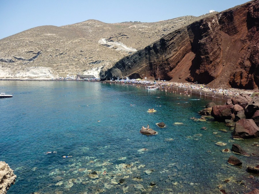 12 santorini red beach grecia