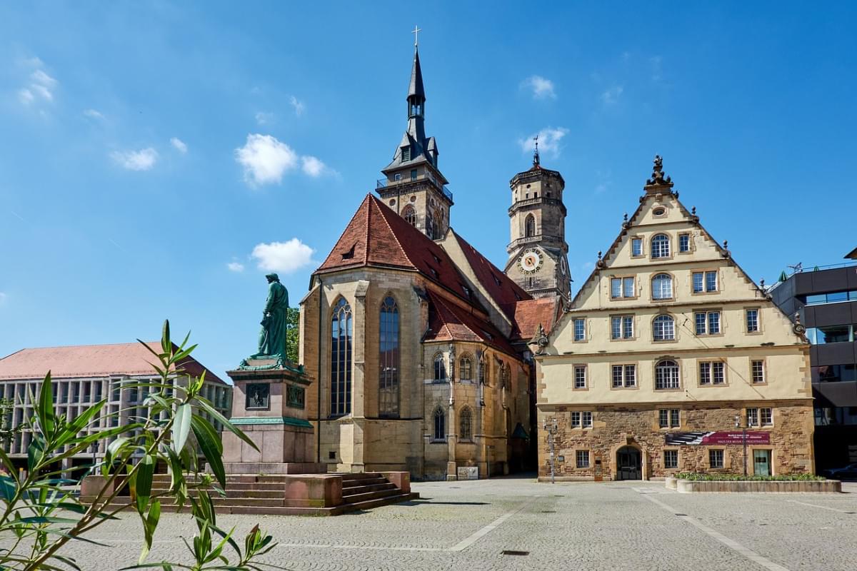 stoccarda schillerplatz chiesa 2