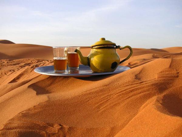 tea in desert