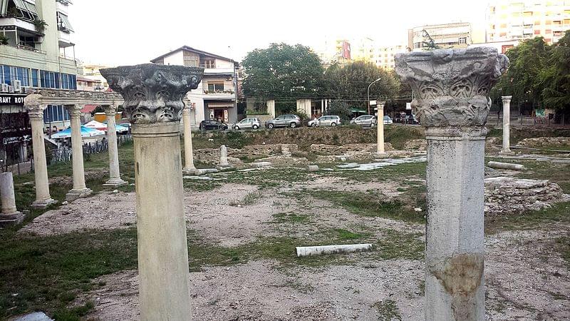 the byzantine market square in durres 01