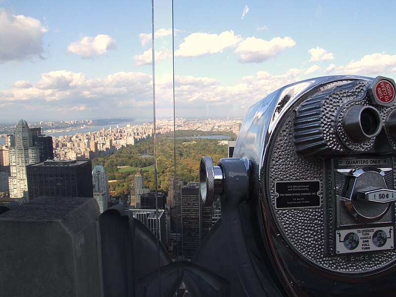 top of the rock central park view 3