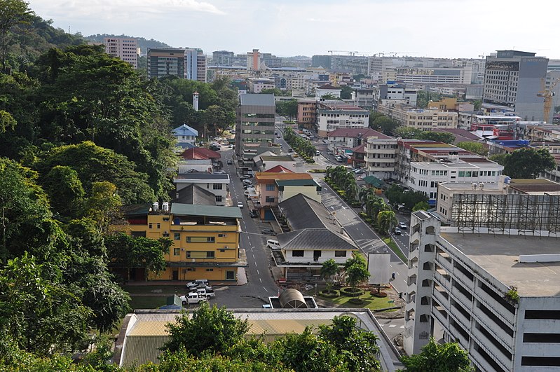 view of downtown kota kinabalu 11931386185