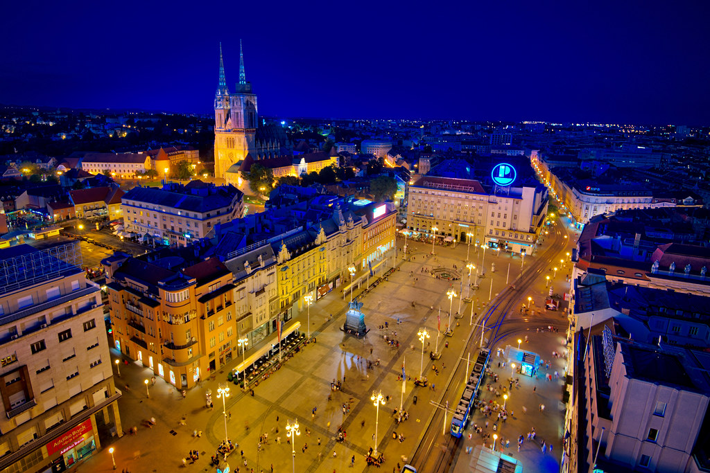 zagreb from the eye